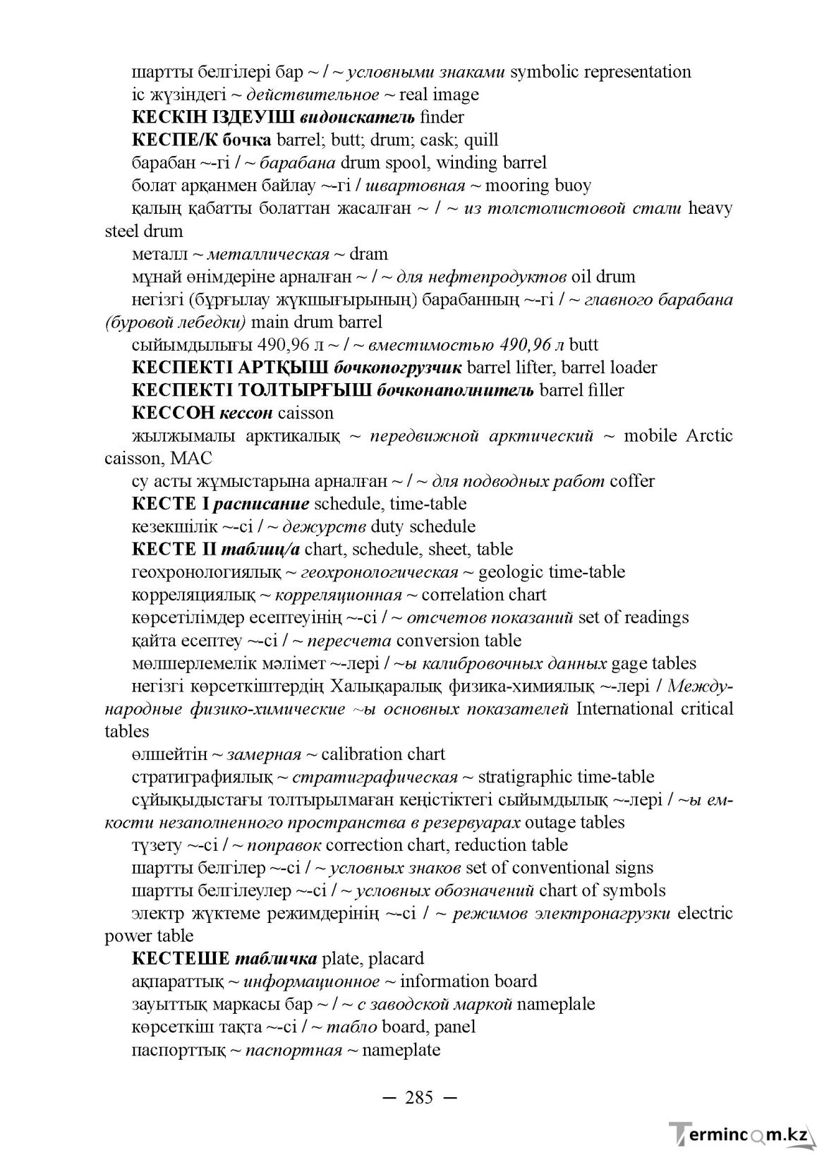 Бет 285