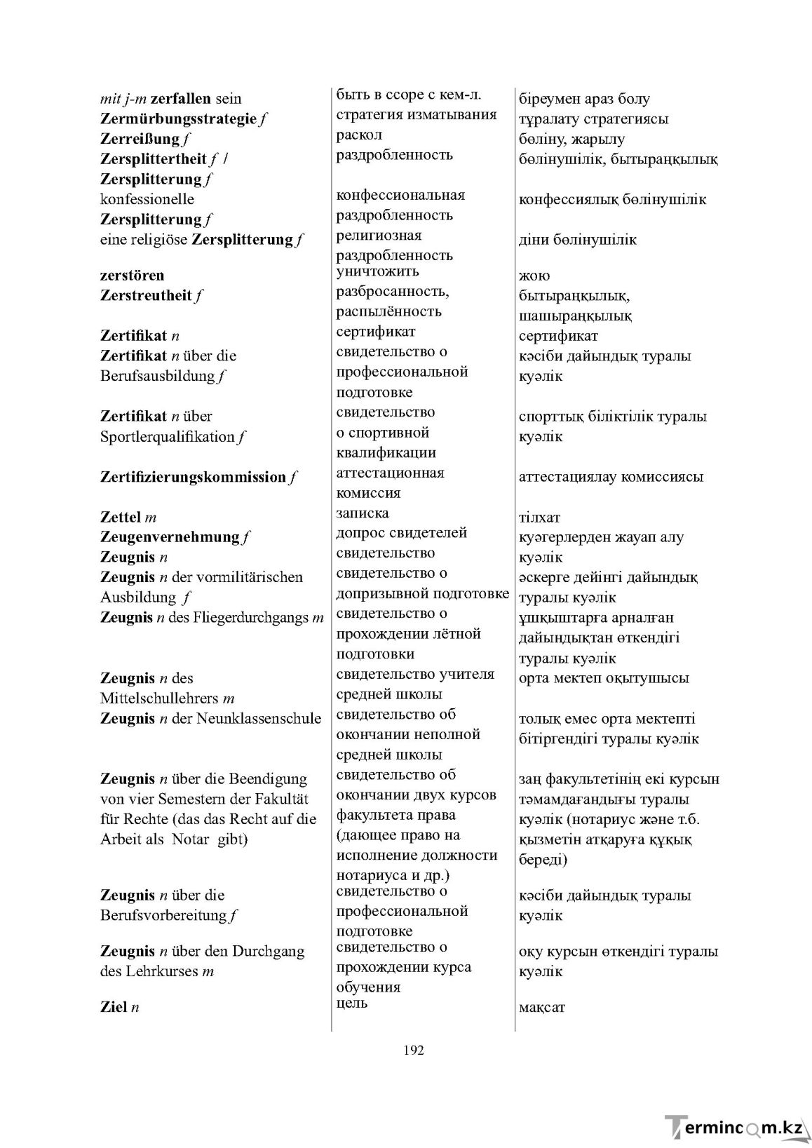 Бет 192